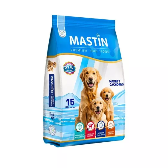 Product image - MASTIN MADRE Y CACHORRO 15 KG (NUEVA FÓRMULA) – ALIMENTO PREMIUM
