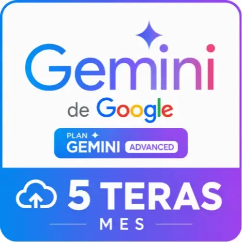 Product image - Gemini - + 5 Teras de almacenamiento - 1 mes