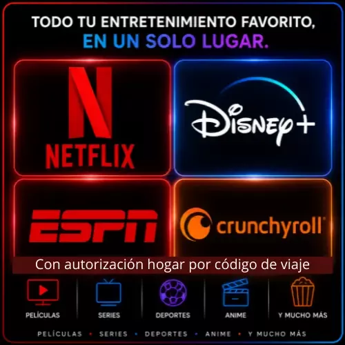 Product image - Netflix + Disney+ con ESPN + Crunchyroll