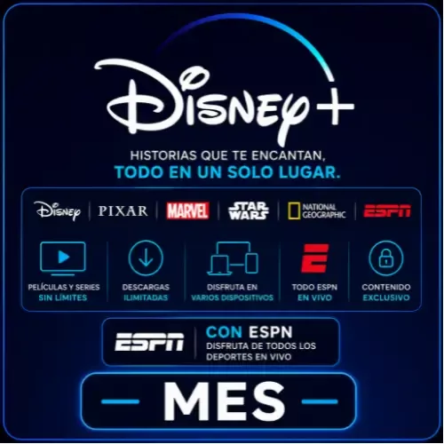 Product image - Disney - Con ESPN - mes