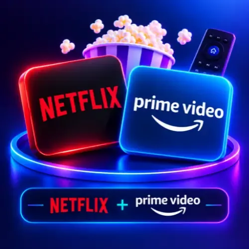 Product image - Netflix + Prime Video