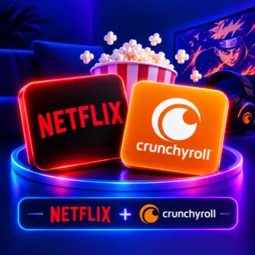 Product image - Netflix + Crunchyroll