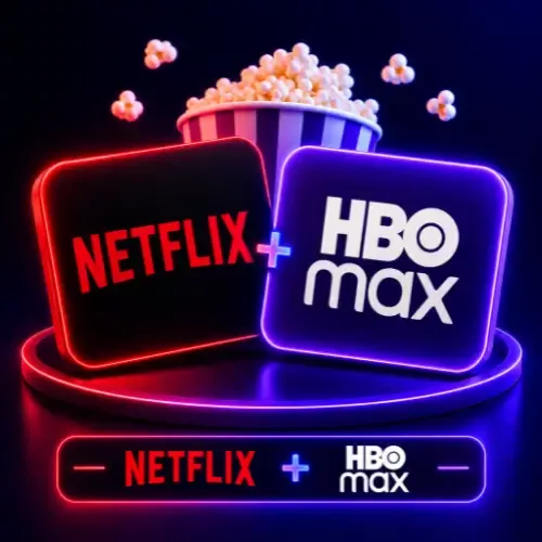 Product image - Netflix + HBO Max