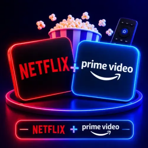 Product image - Netflix + Prime Video