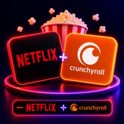 Product image - Netflix + Crunchyroll