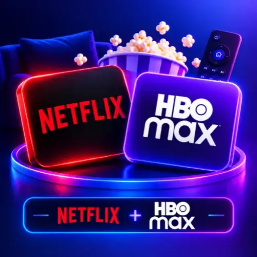 Product image - Netflix + HBO Max