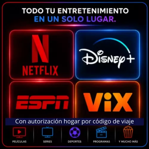 Product image - Netflix + Disney+ con ESPN + ViX