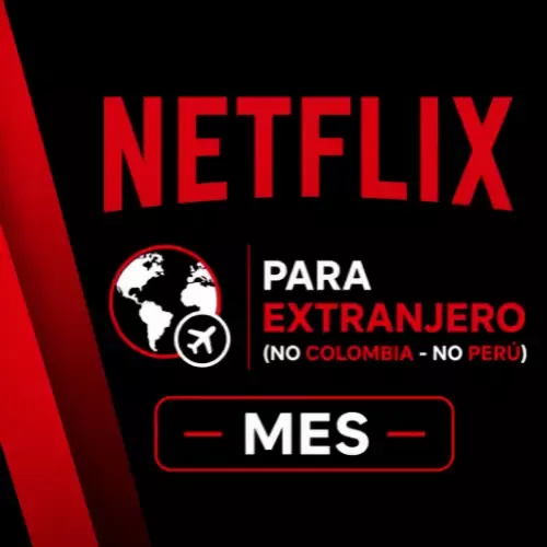 Product image - Netflix - Para extranjero (no Colombia - no Perú) - mes